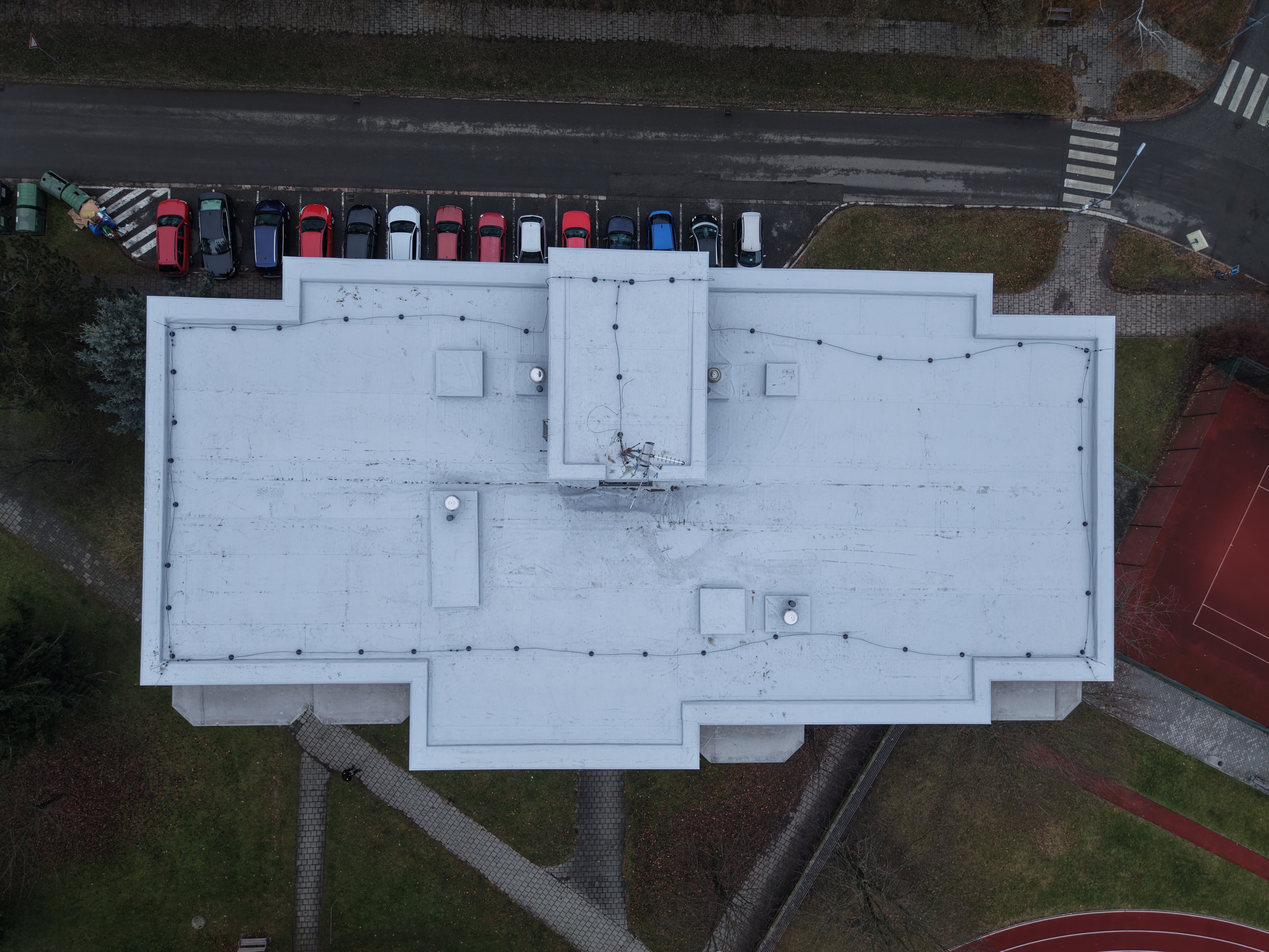 Izolace střechy z PVC folie