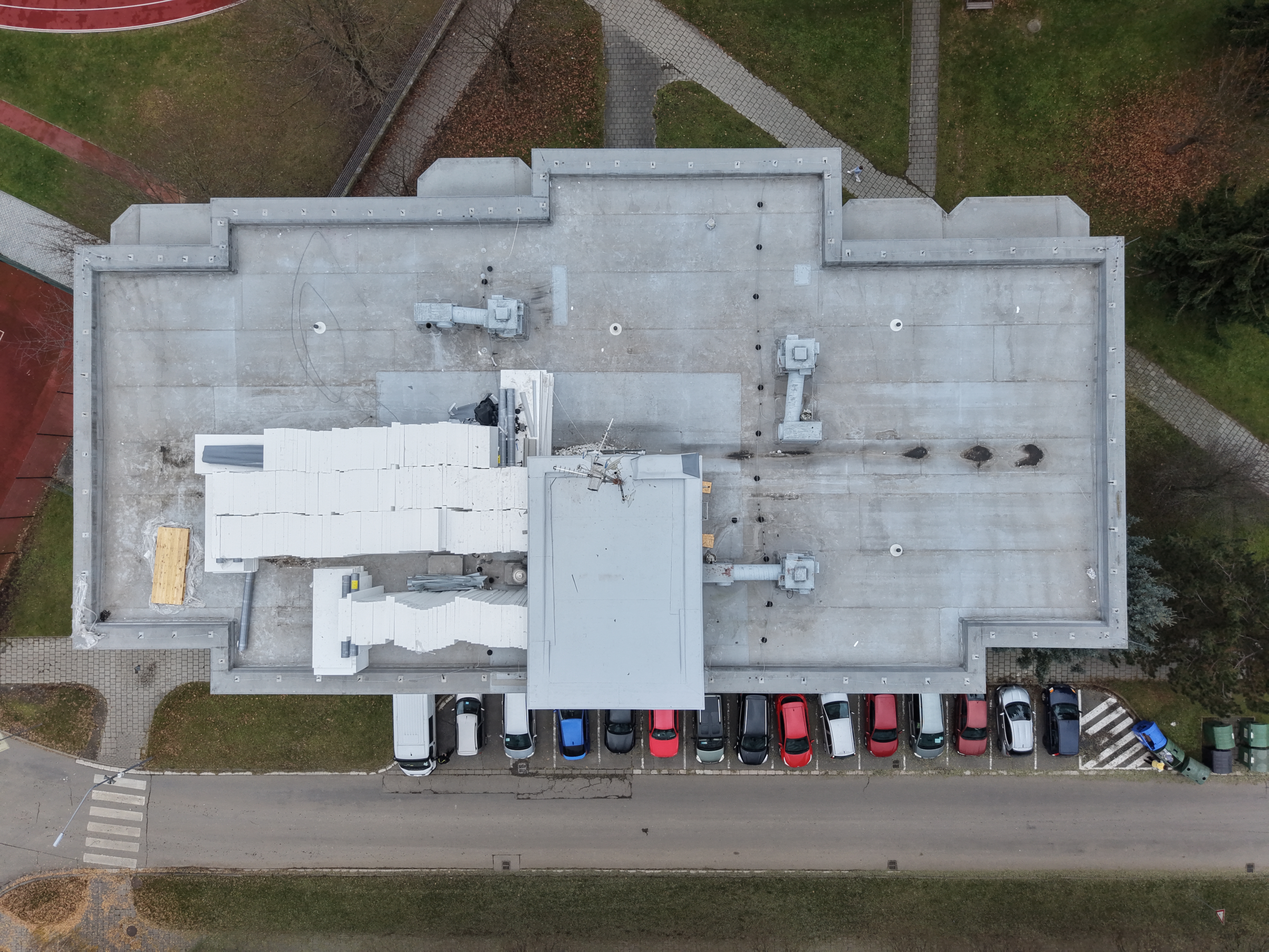 Izolace střechy z PVC folie