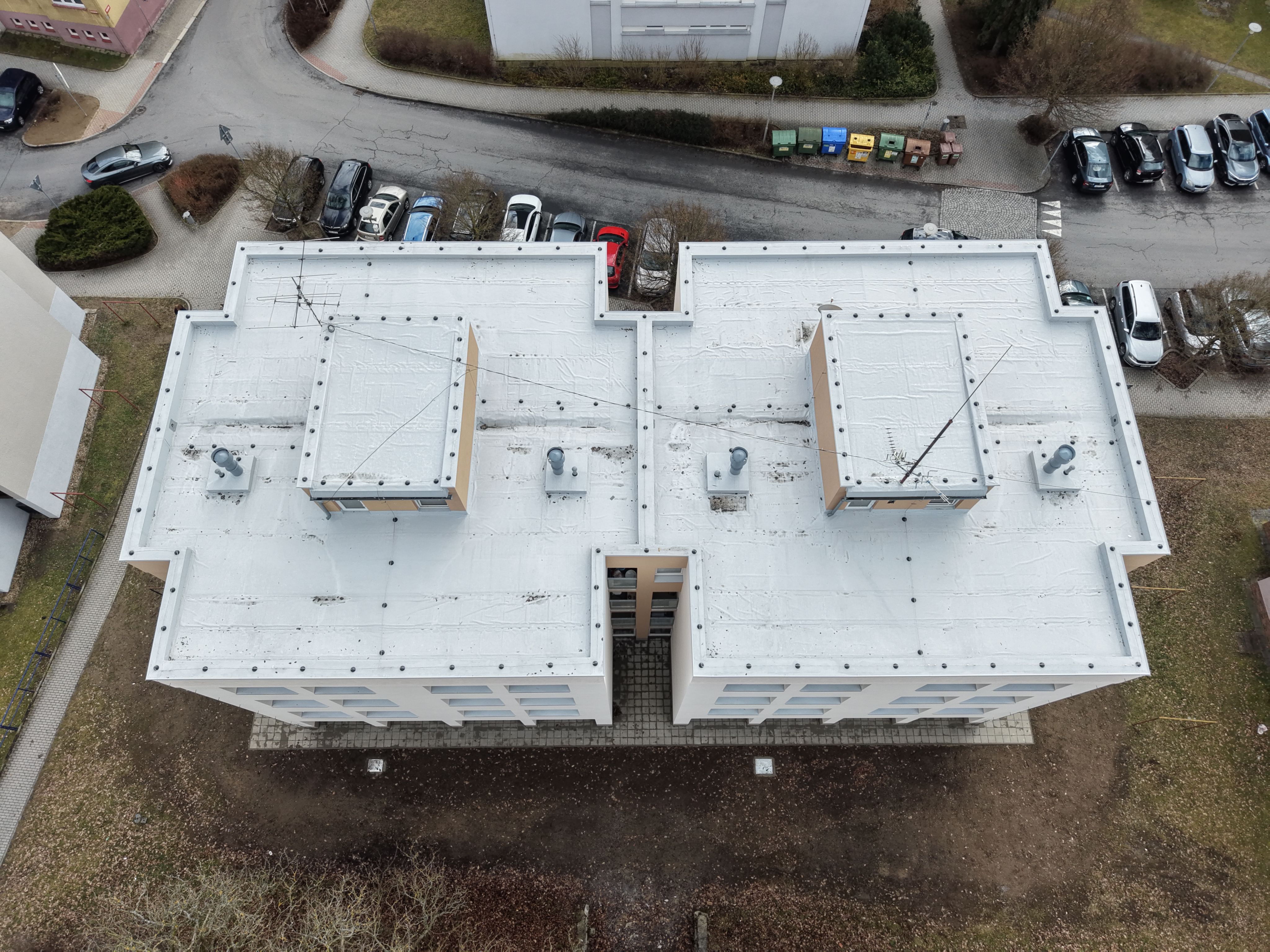 Izolace střechy z PVC folie